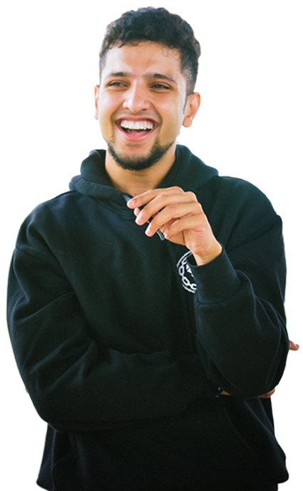 Estudiante aprendiendo inglés